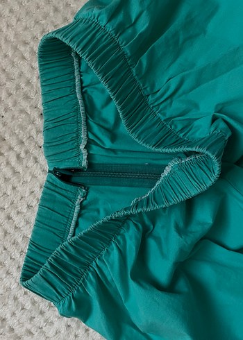 Turkuaz Bohem Dantelli Uzun Etek - Görsel 2