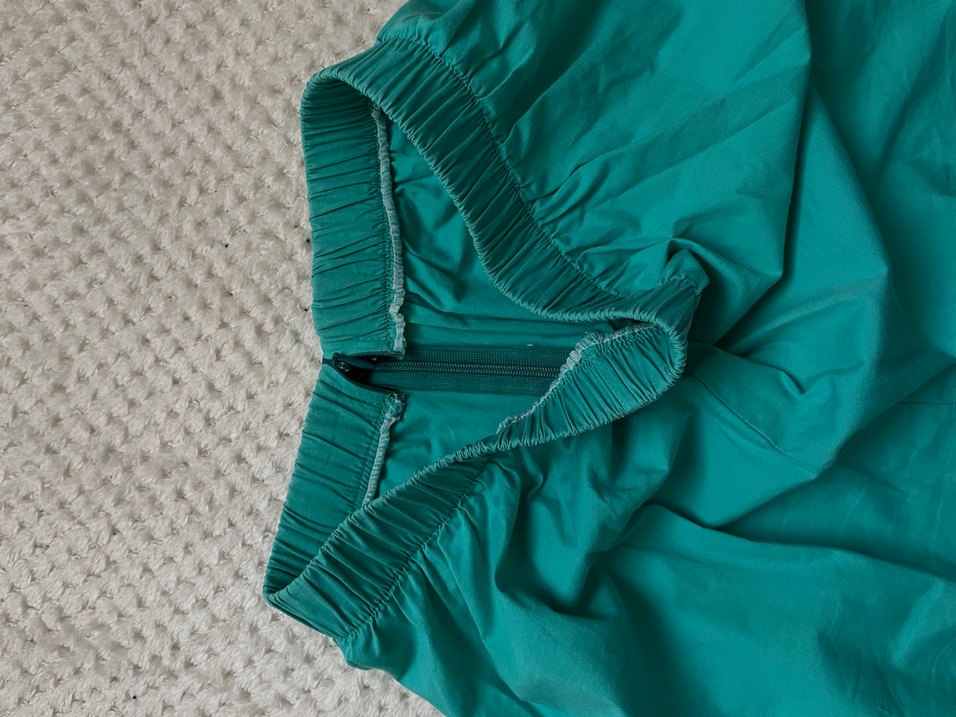 Turkuaz Bohem Dantelli Uzun Etek - Görsel 2