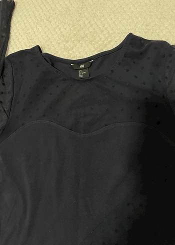 Siyah Dantel Detaylı Uzun Kollu Kadın Bluz - Görsel 5