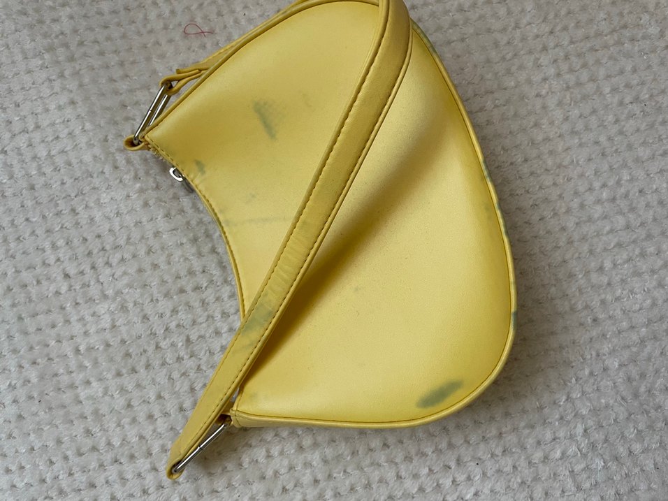 Sarı Minimalist Kadın Omuz Çantası - Görsel 2