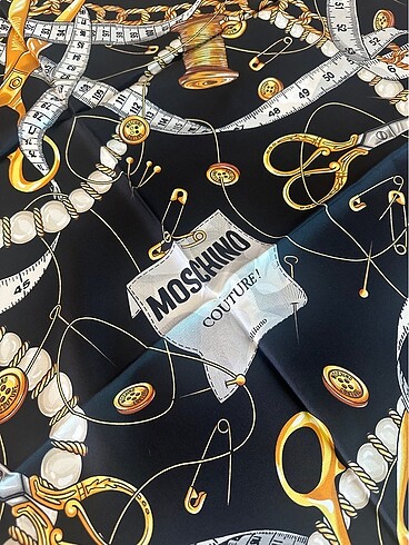 Moschino Orjinal moschino eşarp scarf