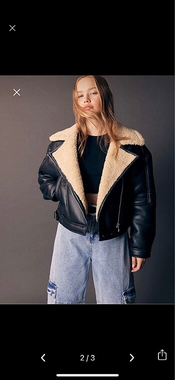 Oversize Deri Mont