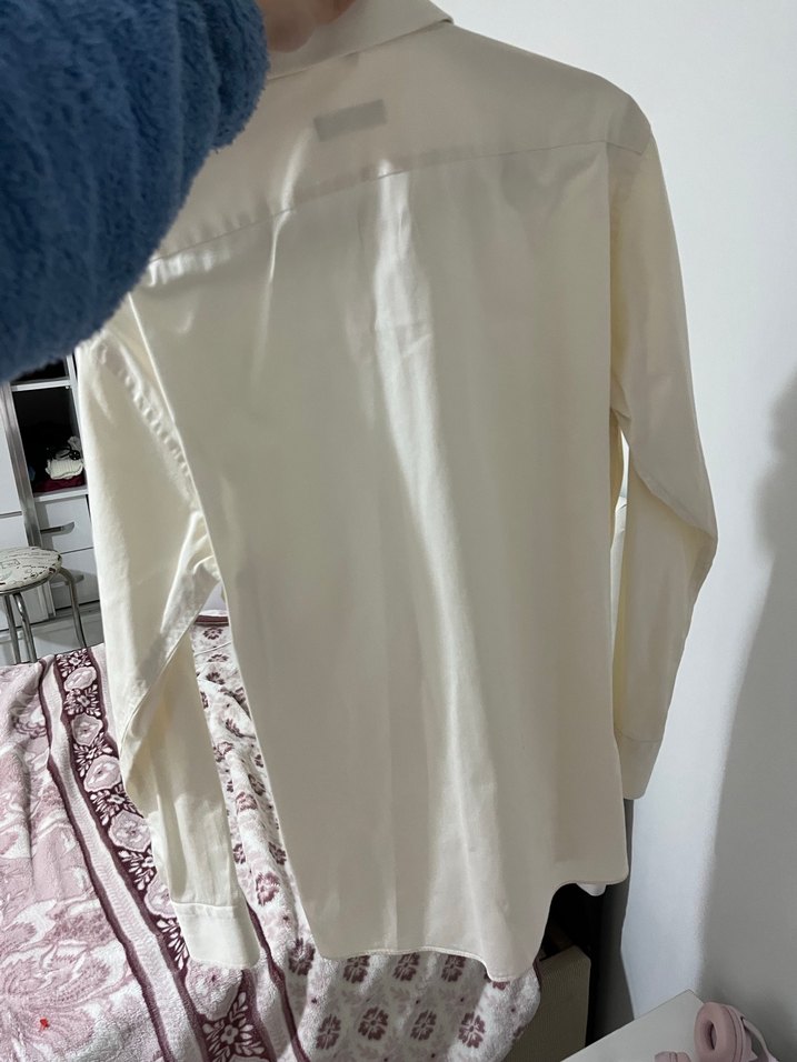 Erkek Kremrengi  Uzun Kollu Gömlek - Görsel 4