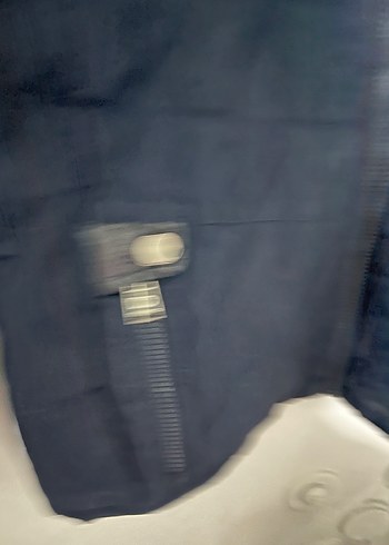 Erkek çocuk Lacivert Deri Detaylı Biker Ceket - Görsel 3