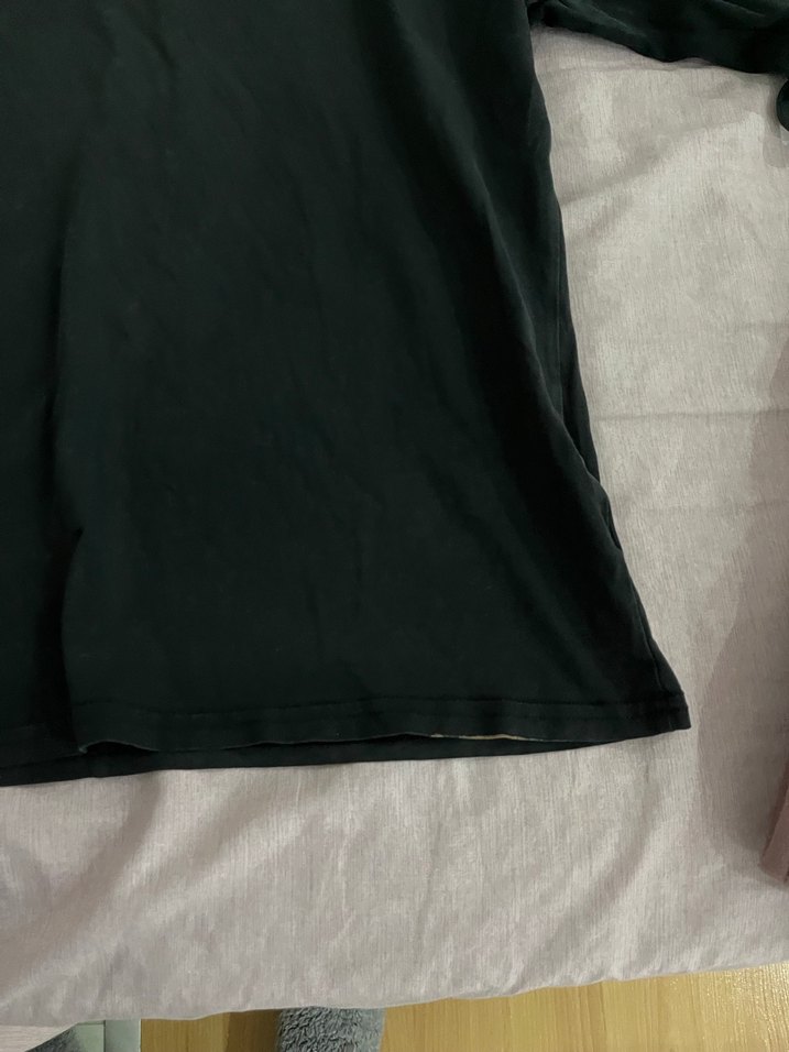 Siyah Erkek Baskılı tişört - Görsel 3