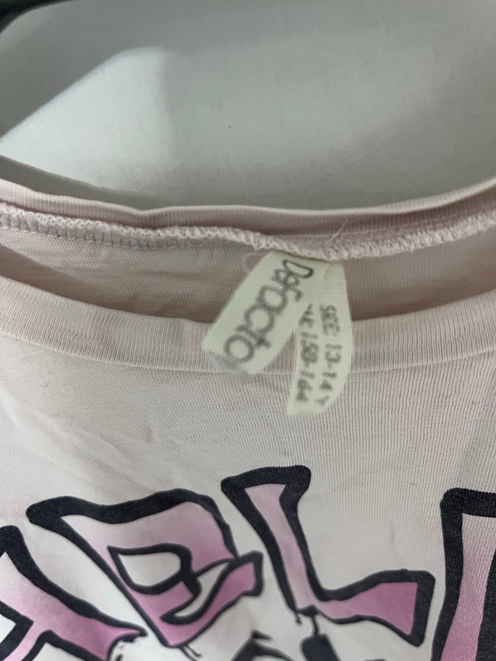 Pembe Baskılı Kız Tişörtü - Görsel 4