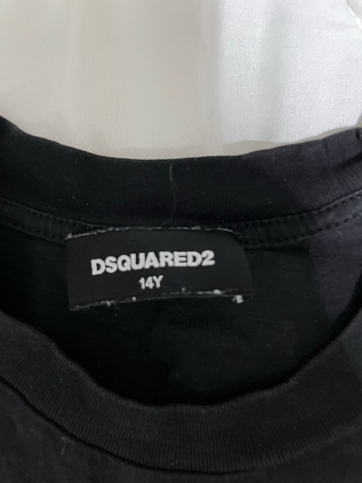 DSQUARED2 Siyah Baskılı Erkek Tişört - Görsel 3