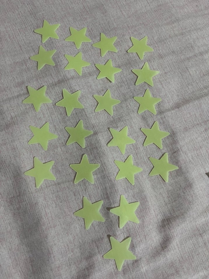 Yeşil Parlak Yıldız tavan Süsleri - Görsel 3
