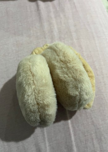 Bej Peluş Kulaklık - Görsel 3