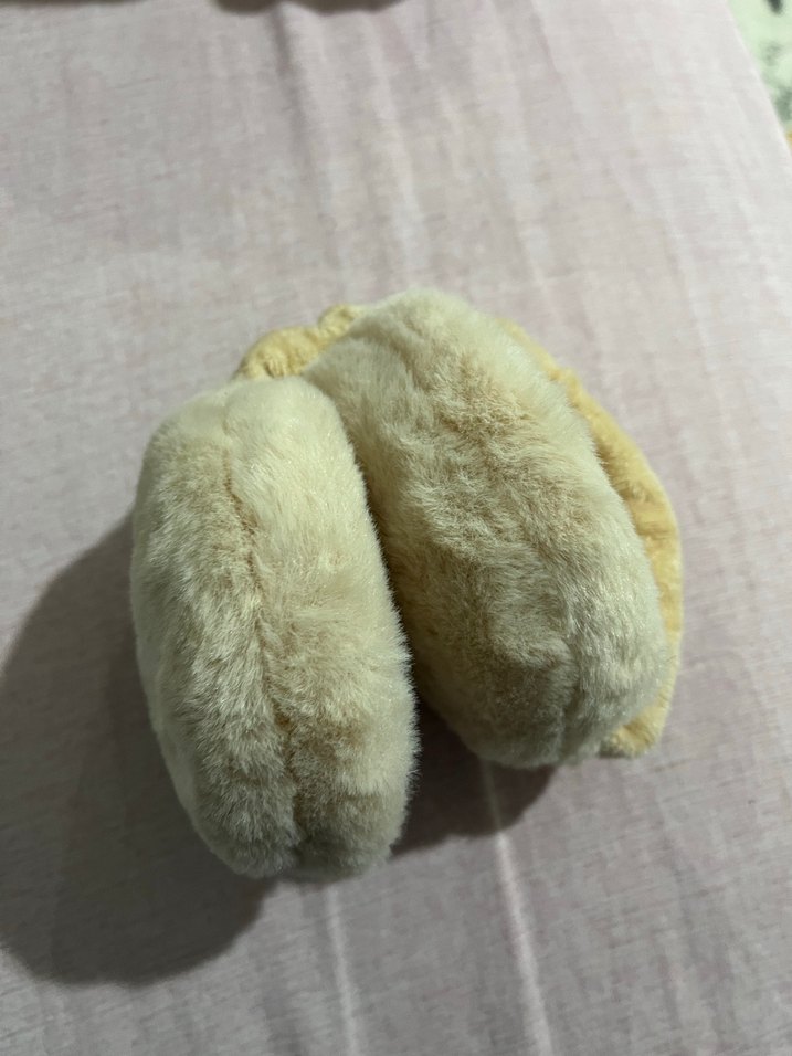 Bej Peluş Kulaklık - Görsel 3