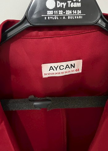 Bordo Kadın Mini Saten Ceket - Görsel 4