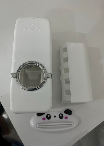 Duvara Monte Otomatik Diş Macunu Dispenseri ve Diş Fırçası Tutuc - Görsel 2