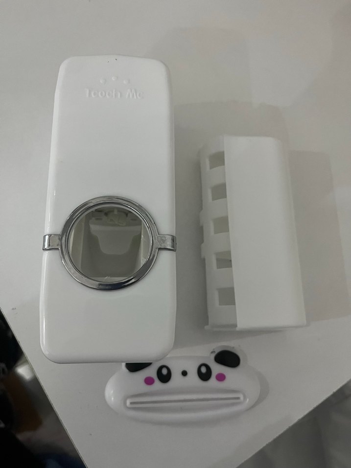 Duvara Monte Otomatik Diş Macunu Dispenseri ve Diş Fırçası Tutuc - Görsel 2