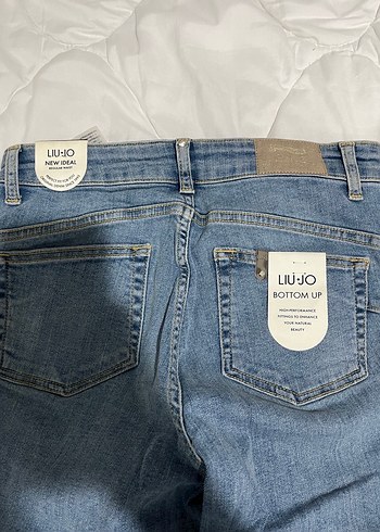 Liu Jo Taş İşlemeli Mavi Kadın Jean Pantolon - Görsel 8