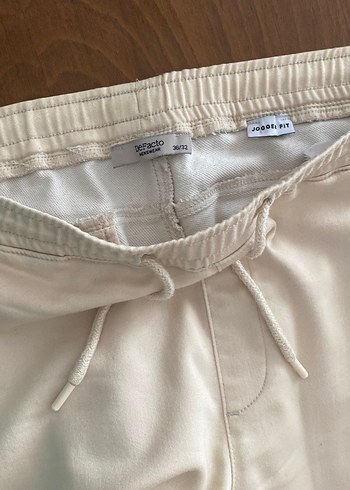 l Beden ten rengi Renk Krem Erkek jogger pantolon defacto marka