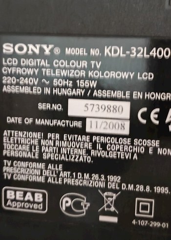 Sony LCD TV - Görsel 8