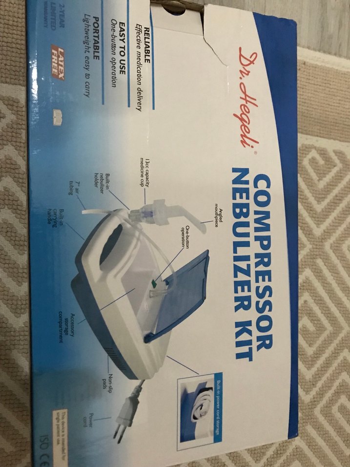 Dr.Hegeli Kompresörlü Nebulizatör Seti - Görsel 2