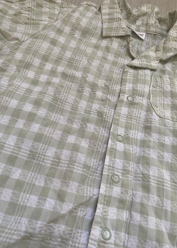 Düğmeli Kısa Kollu Bebek Tulum - Görsel 5