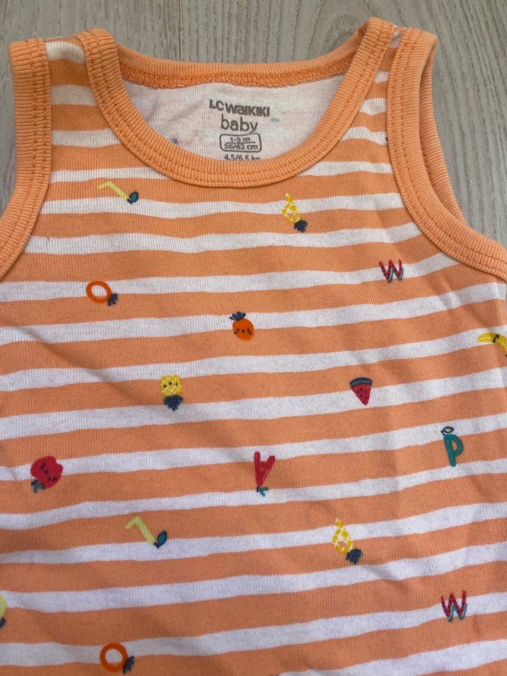 Renkli Kısa Kollu Bebek Body Seti - Görsel 5