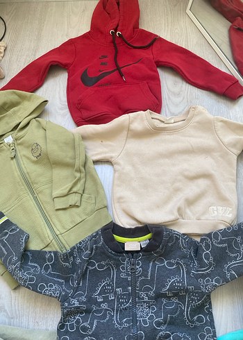 Uzun Kollu Kırmızı Erkek Çocuk Gömlek - Görsel 4