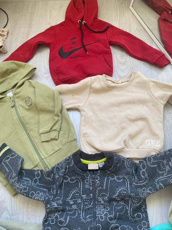 Uzun Kollu Kırmızı Erkek Çocuk Gömlek - Görsel 4