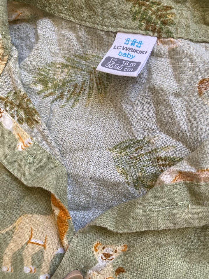 Aslan Desenli Gri Bebek Takımı - Görsel 5