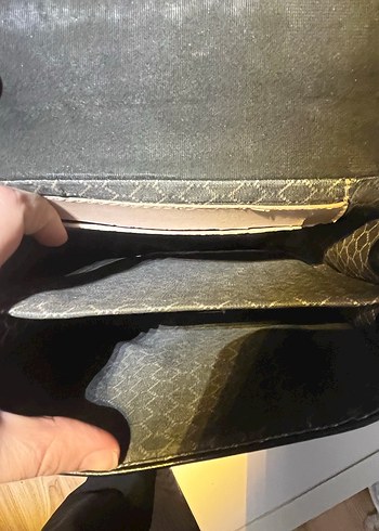 Tokalı Siyah Deri Rock Punk Çanta - Görsel 3