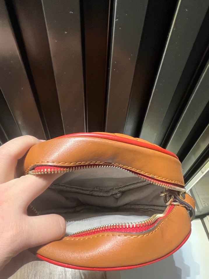 İnci Detaylı Zincir Askılı Bej Deri Çanta - Görsel 2