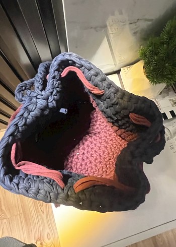 Bohem Örgü Kadın Çanta - Görsel 2