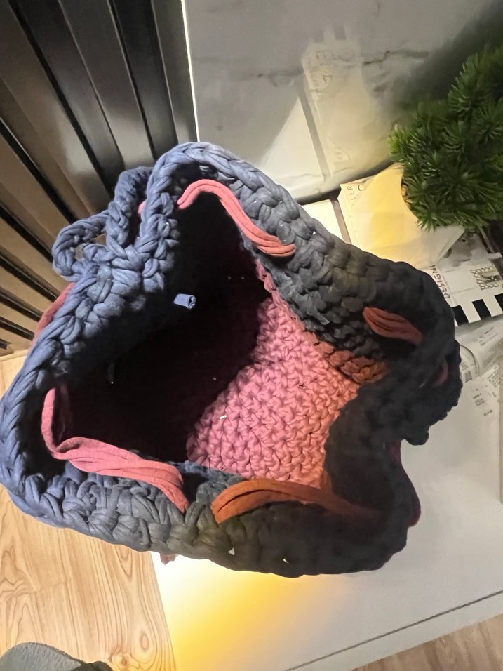 Bohem Örgü Kadın Çanta - Görsel 2