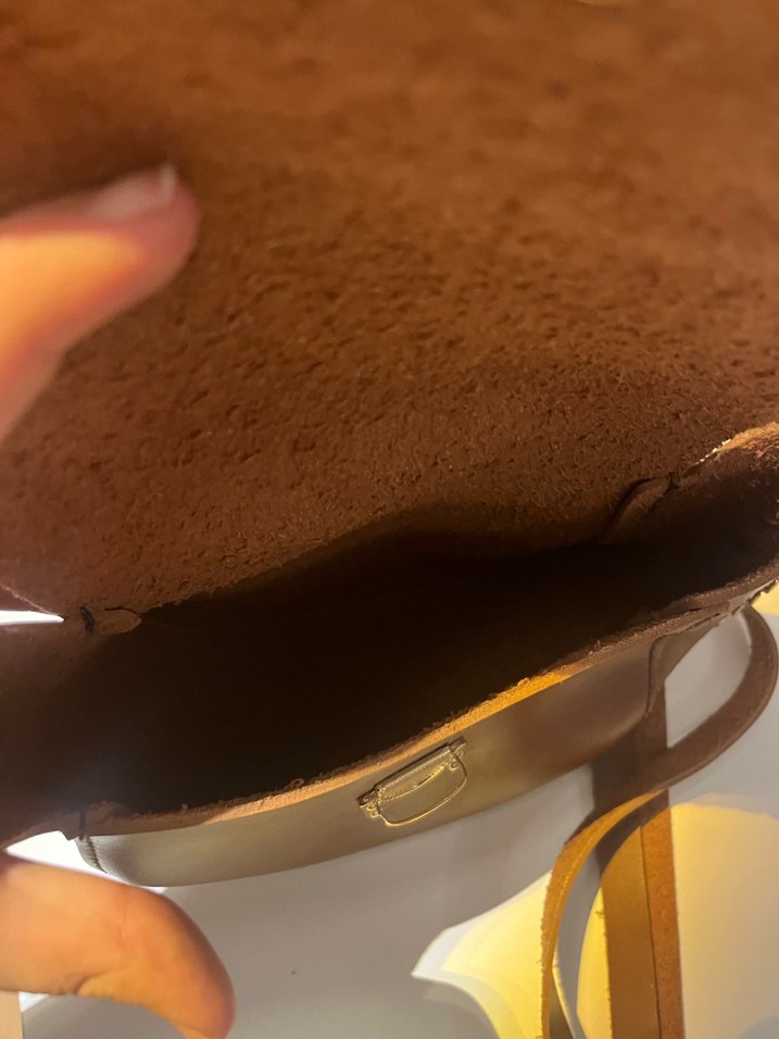 Kahverengi Deri Kadın Çanta - Görsel 4