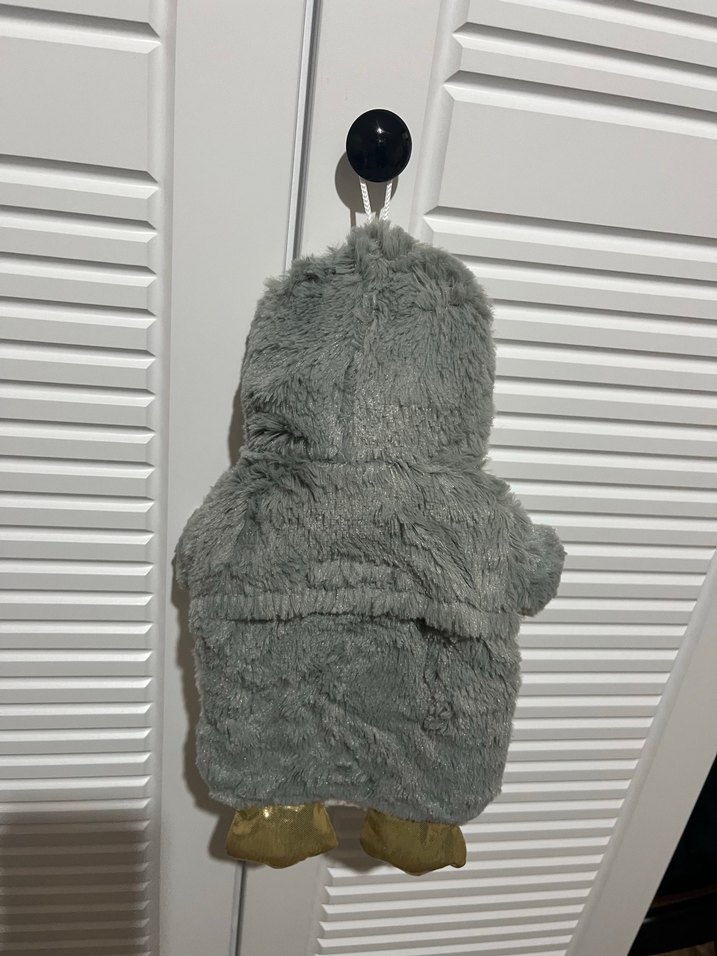 Gri Penguen Peluş sıcak su torbası - Görsel 2