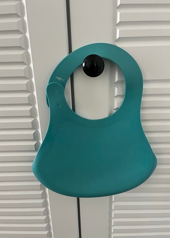 Turkuaz Baskılı Bebek Önlüğü - Görsel 2