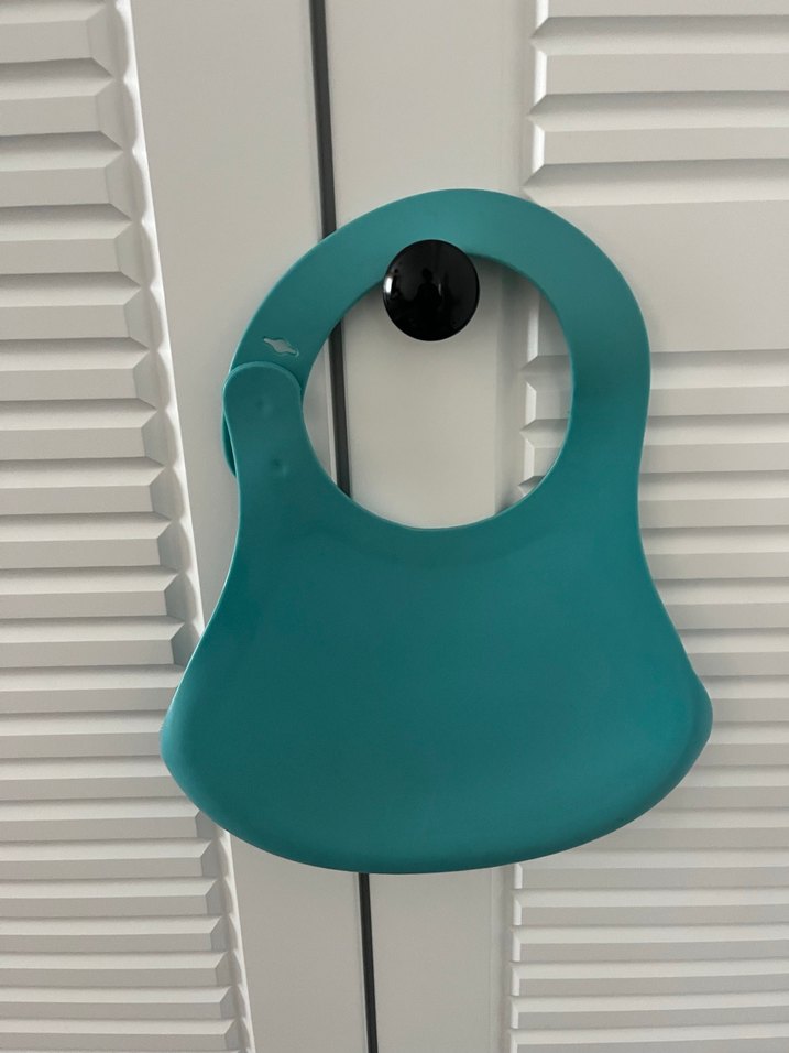 Turkuaz Baskılı Bebek Önlüğü - Görsel 2