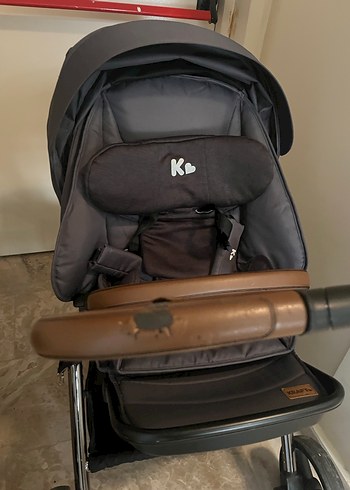 KRAFT Gri Bebek Arabası ve Oto Koltuğu - Görsel 5