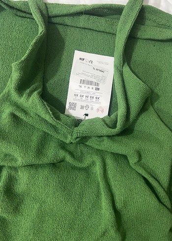 Yeşil V Yakalı Uzun İnce Elbise - Görsel 5