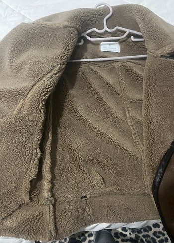 Kahverengi Kürklü Deri Kadın Ceket - Görsel 4