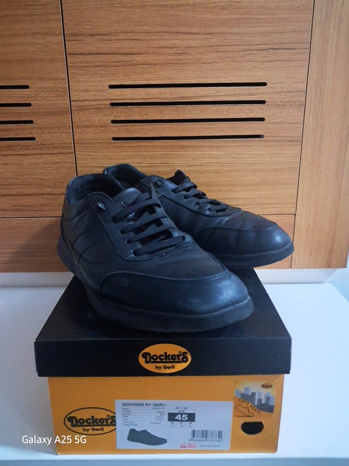 Siyah Minimalist Erkek deri  Ayakkabı - Görsel 5