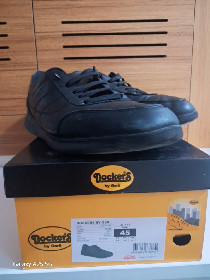 Siyah Minimalist Erkek deri  Ayakkabı - Görsel 4