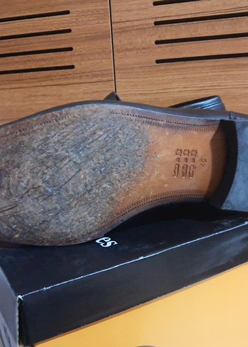 Siyah Parlak Tokalı Modern Klasik deri Erkek Ayakkabı - Görsel 4