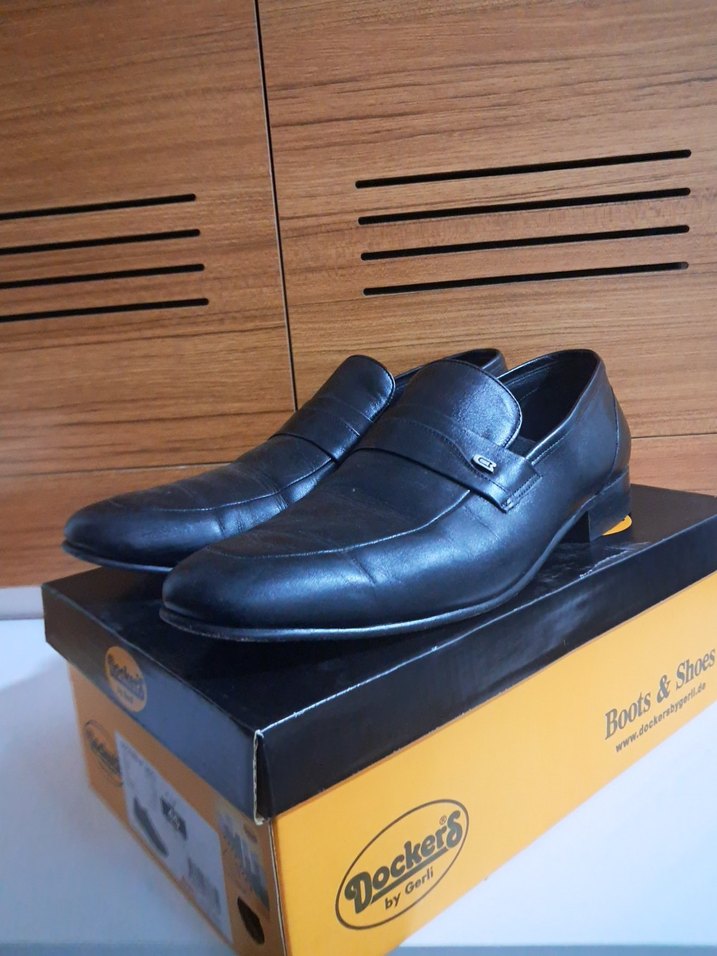 Siyah Parlak Tokalı Modern Klasik deri Erkek Ayakkabı - Görsel 3