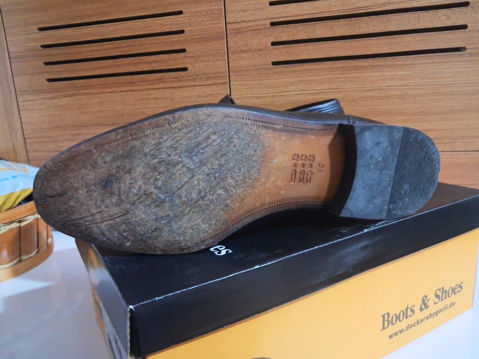 Siyah Parlak Tokalı Modern Klasik deri Erkek Ayakkabı - Görsel 4