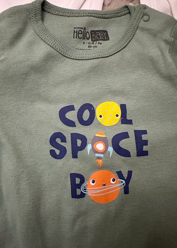 Bebek Erkek Uzun Kollu body - Görsel 2