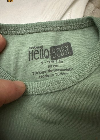 Bebek Erkek Uzun Kollu body - Görsel 5