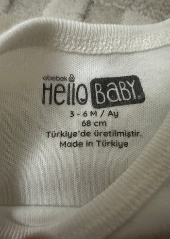 Bebek Erkek Uzun Kollu body - Görsel 4