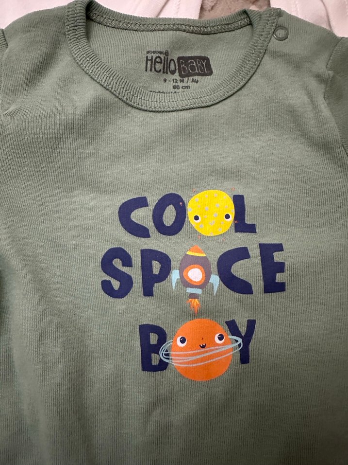 Bebek Erkek Uzun Kollu body - Görsel 2