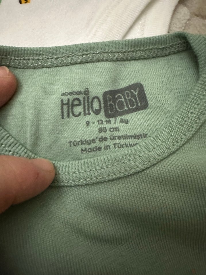 Bebek Erkek Uzun Kollu body - Görsel 5