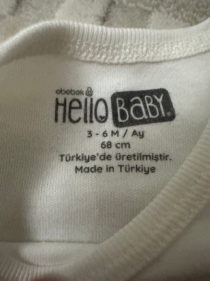 Bebek Erkek Uzun Kollu body - Görsel 4