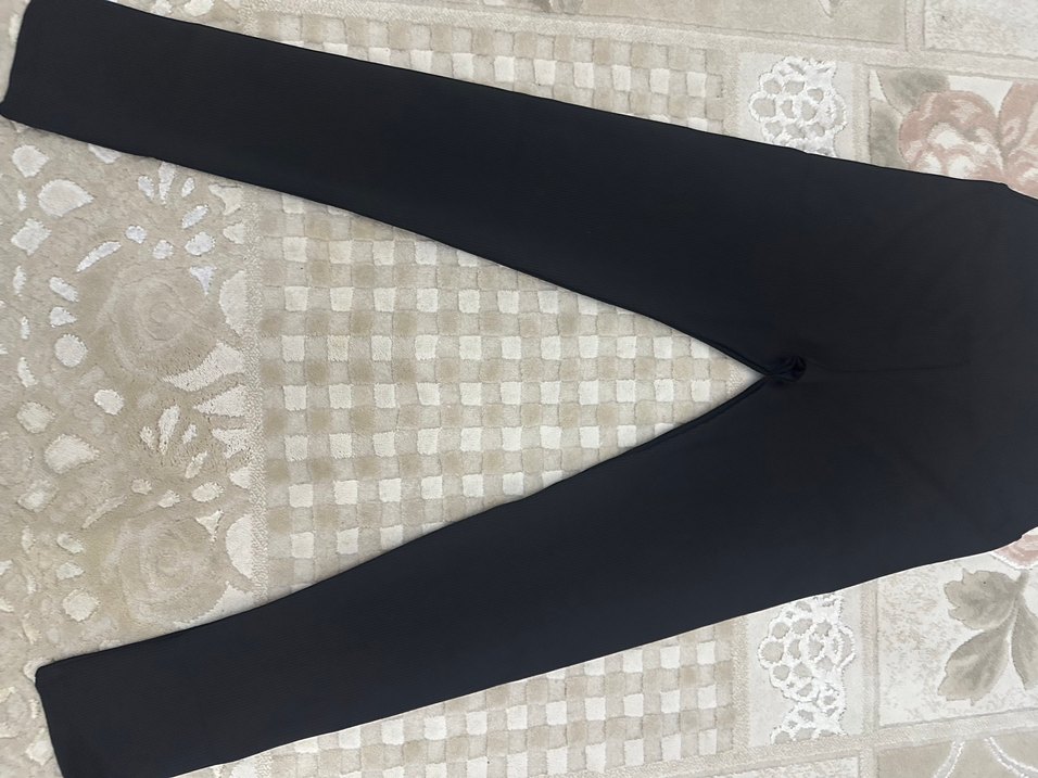 Siyah Elastik  sporcu  Taytı - Görsel 2