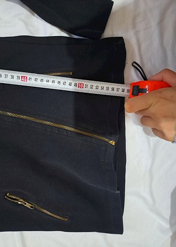 36 Beden siyah Renk Siyah Fermuarlı Kadın Ceket